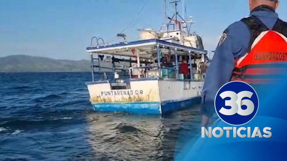 Operativo de rescate conjunto entre Costa Rica y Nicaragua salva a cinco pescadores en peligro