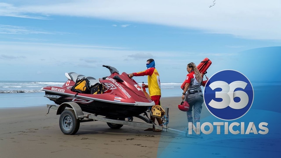 Cruz Roja Costarricense busca a menor de 9 años desaparecido en Playa Rey, Quepos