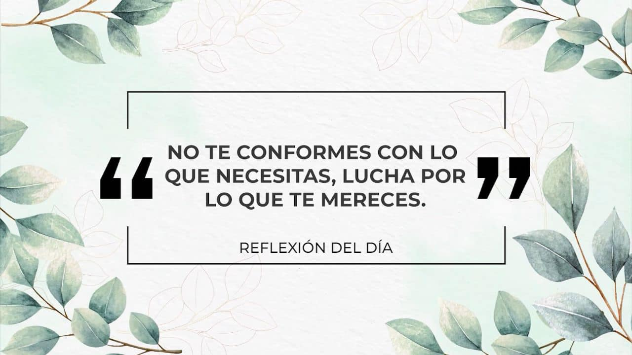 No te conformes con lo que necesitas, lucha por lo que te mereces: Un enfoque hacia la superación personal
