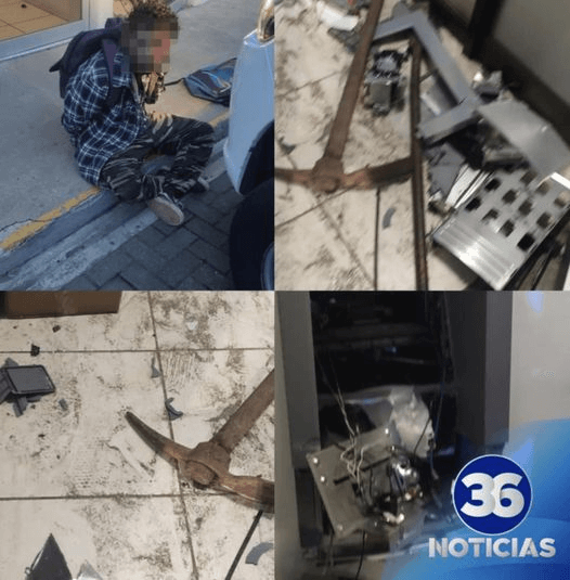 Arresto por Intento de Robo a Cajero