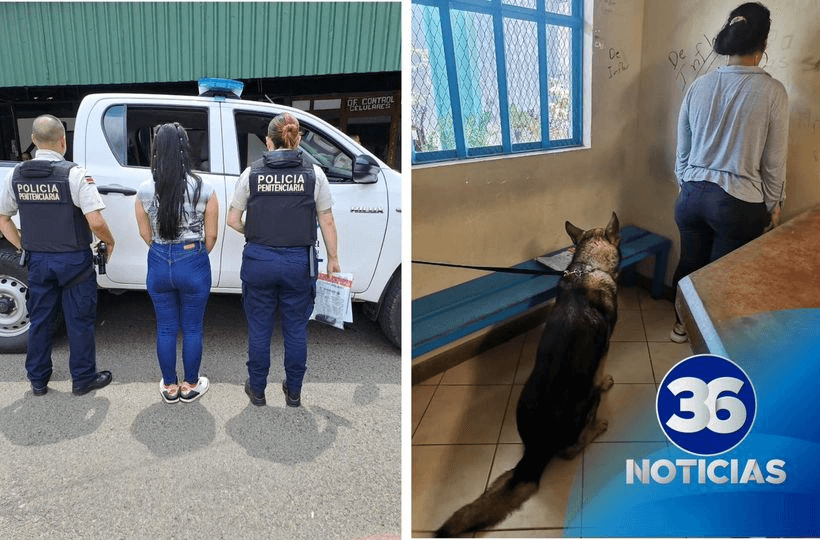 Detienen a mujeres por ingreso de droga a centros penales