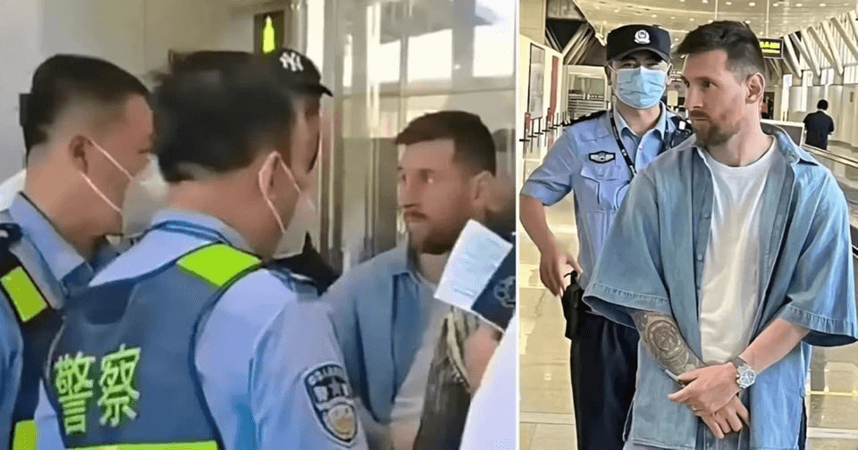 ¡Messi detenido en aeropuerto!