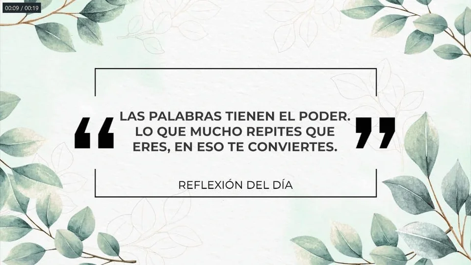 El Poder de las Palabras: Cómo lo que Repites Define lo que Eres