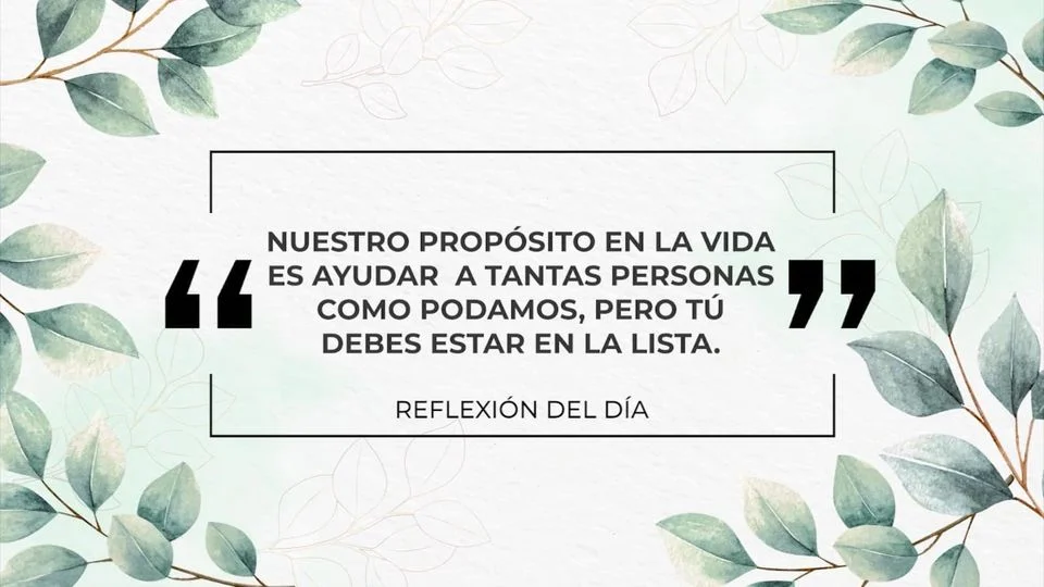 Tu Propósito en la Vida Ayudar y Cuidarte