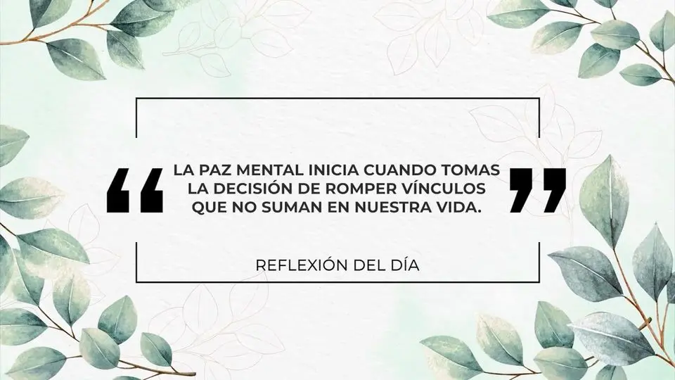 Paz Mental: Libérate de Vínculos que No Sumen