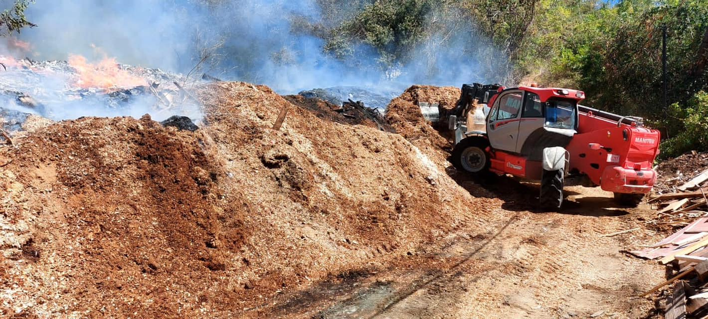 Primer Incendio Forestal del 2024 en Playa Danta