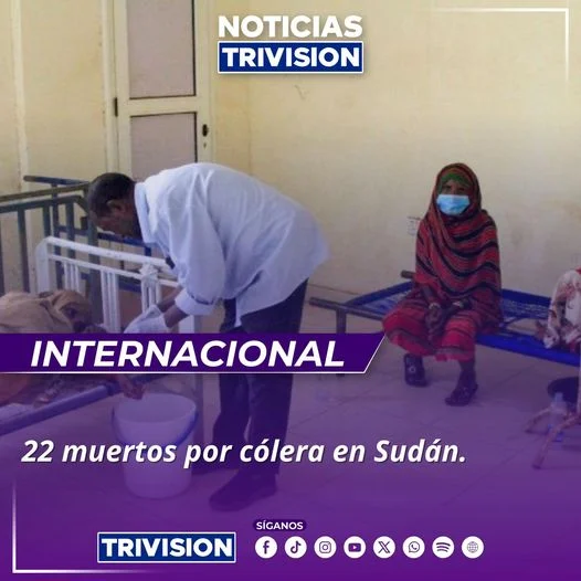 Sudán enfrenta brote mortal de cólera con 22 víctimas