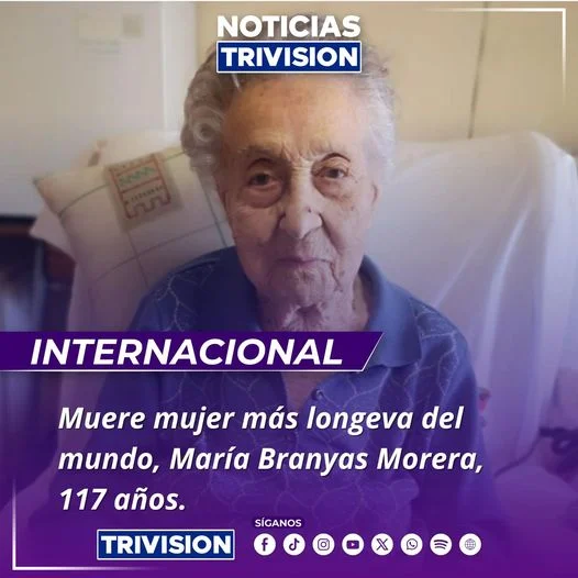 Fallece María Branyas Morera, la persona más longeva del mundo