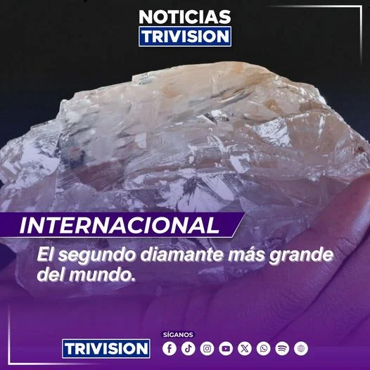 Descubren en Botswana Diamante de 2.492 Quilates, el Segundo Más Grande de la Historia