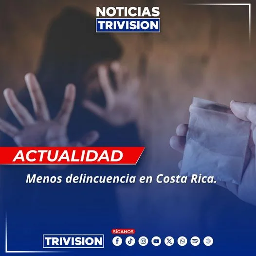Menos delincuencia en Costa Rica