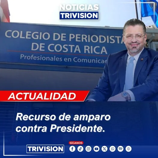 Colegio de Periodistas presenta amparo contra el Presidente por descalificaciones