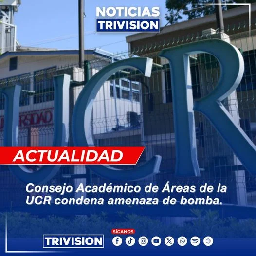 Rector de la UCR condena amenaza de bomba como ataque a la democracia