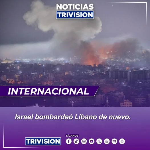 Bombardeos israelíes en Beirut dejan muertos tras ataque