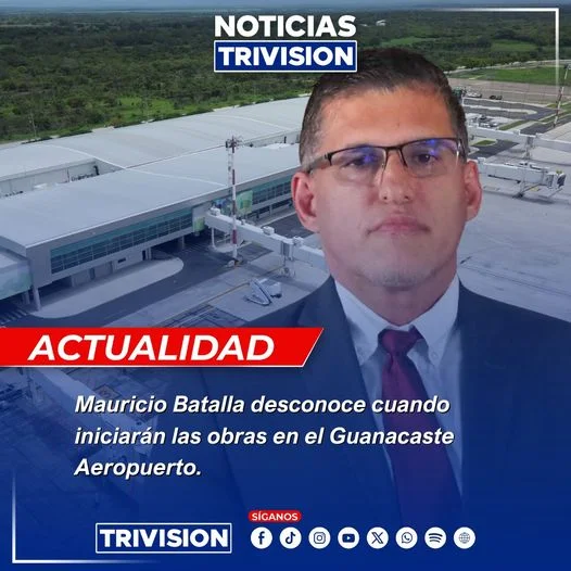 Ministro de Obras Públicas explica retraso en la pista del aeropuerto de Guanacaste ante comisión