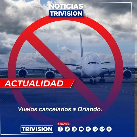 Vuelos desde y hacia Orlando cancelados por huracán Milton