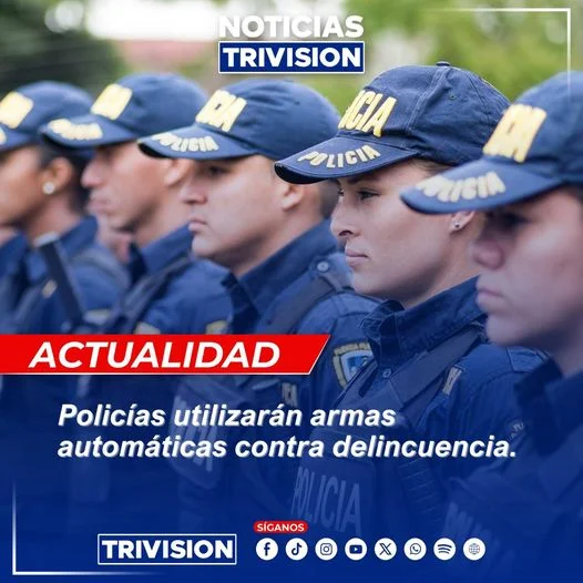Presidente firma decreto para uso de armas automáticas por Fuerza Pública