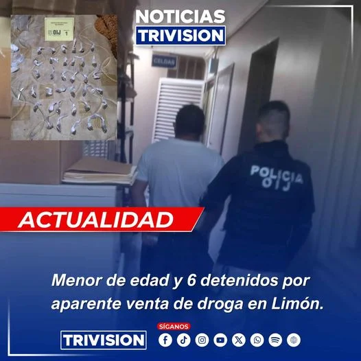 Detenidas siete personas tras allanamientos en Hone Creek y Sixaola por venta de drogas