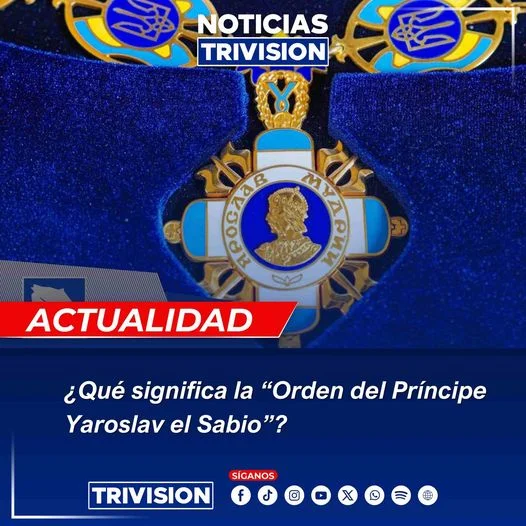 ¿Qué significa la Orden del Príncipe Yaroslav el Sabio otorgada al presidente Rodrigo Chaves?
