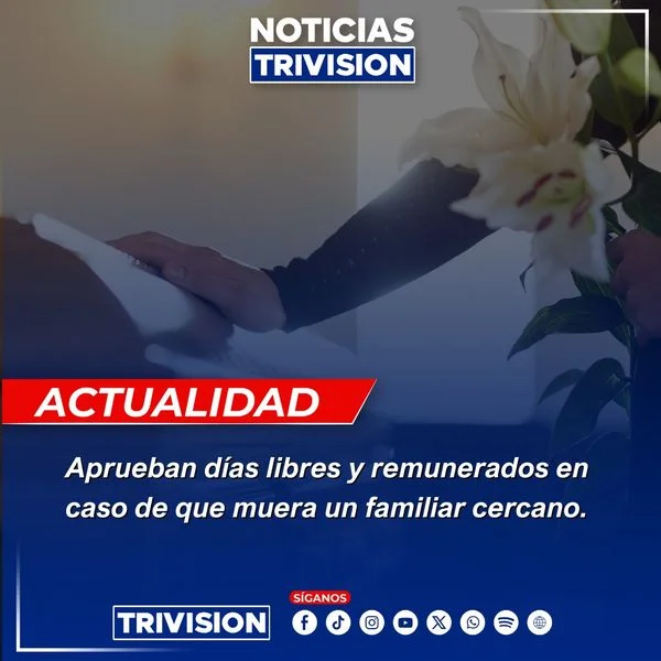 Trabajadores costarricenses tendrán licencia remunerada por fallecimiento de familiares cercanos