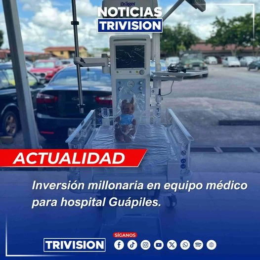 Hospital Guápiles equipos médicos neonatos