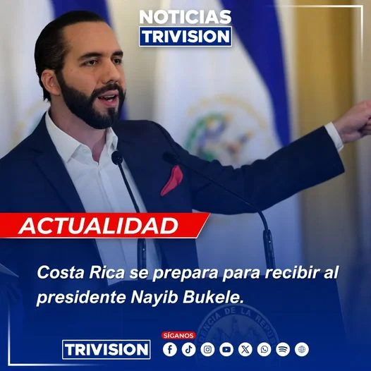Nayib Bukele visitará Costa Rica y se reunirá con autoridades en noviembre