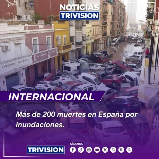 Valencia en crisis: Más de 214 muertos y miles buscan sobrevivientes tras inundaciones