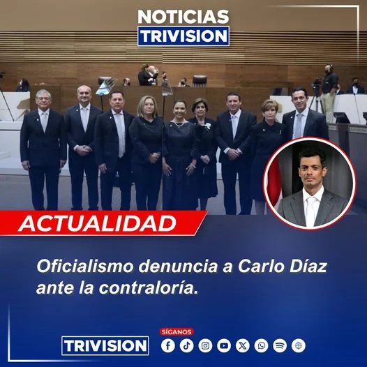 Diputados oficialistas denuncian al fiscal general Carlo Díaz ante la Contraloría