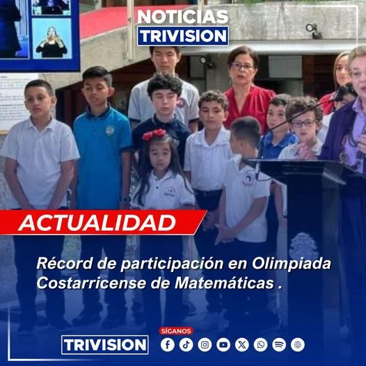 Costa Rica celebra participación récord en Olimpiadas de Matemáticas
