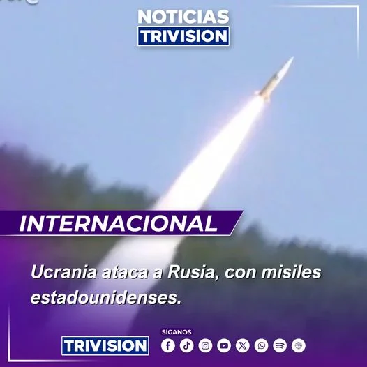 Ucrania usa misiles de largo alcance en ataque a territorio ruso