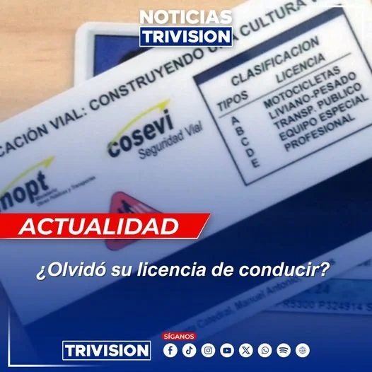 Conductores en Costa Rica ya no serán multados por no portar licencia