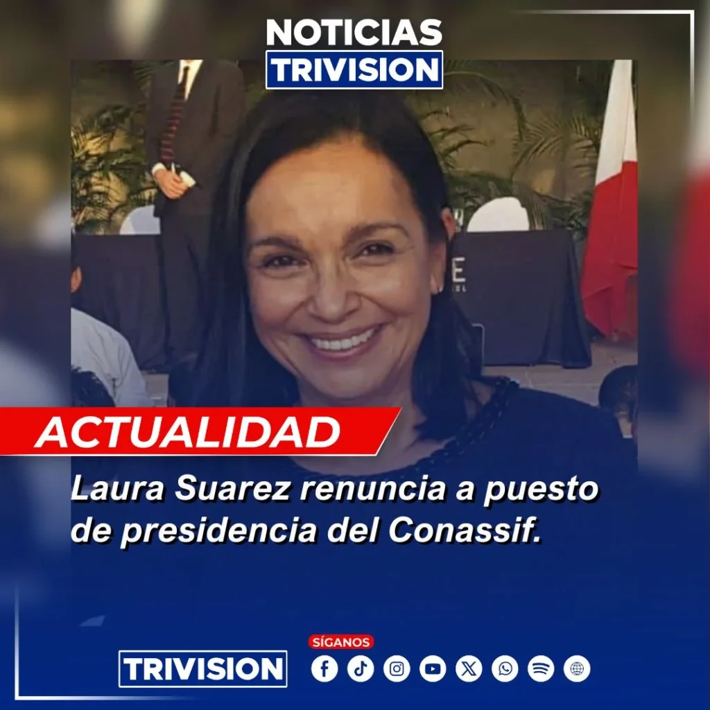 Renuncia Laura Suárez como presidenta del Conassif