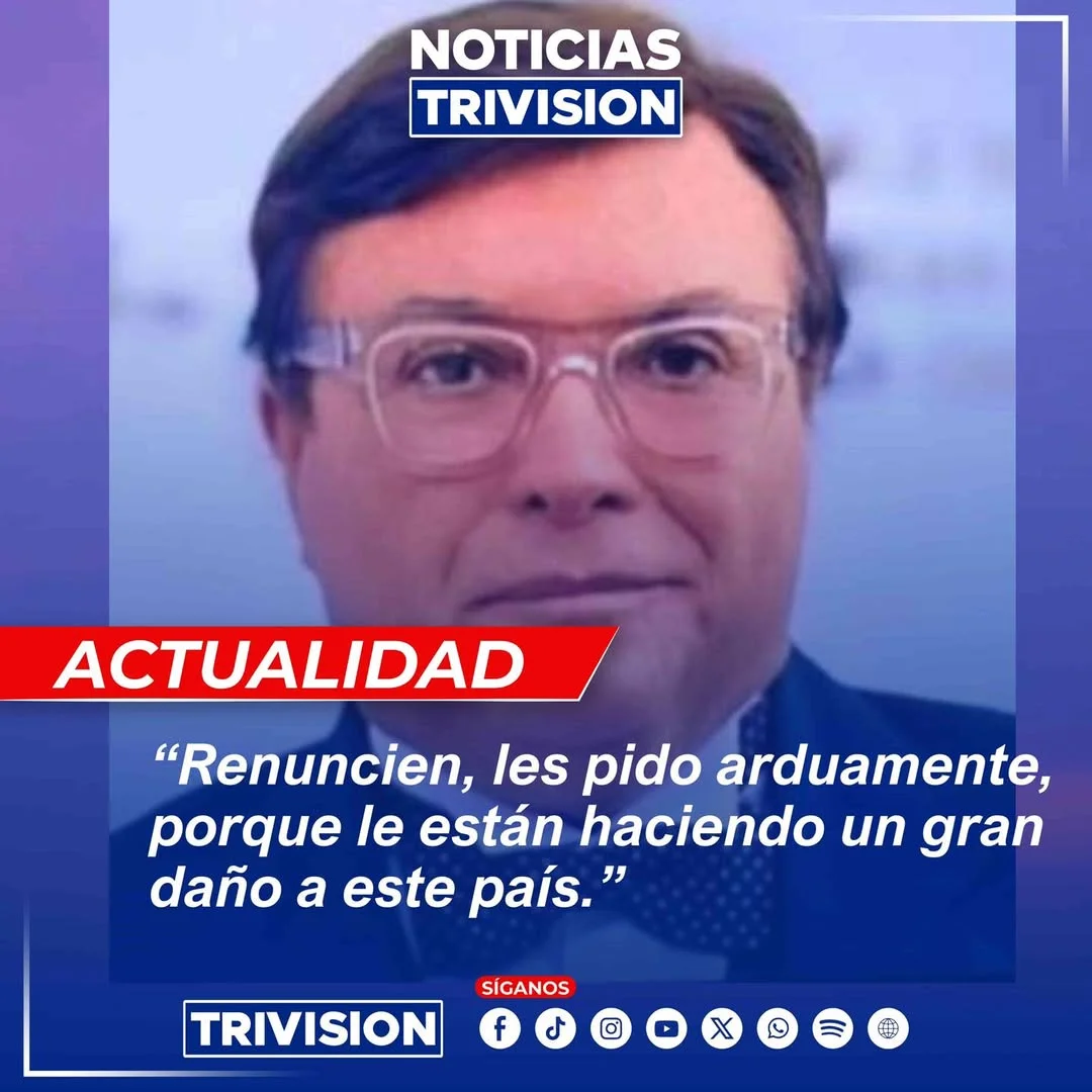 Boris Marchegiani admite estar detrás de las vallas "Renuncien"