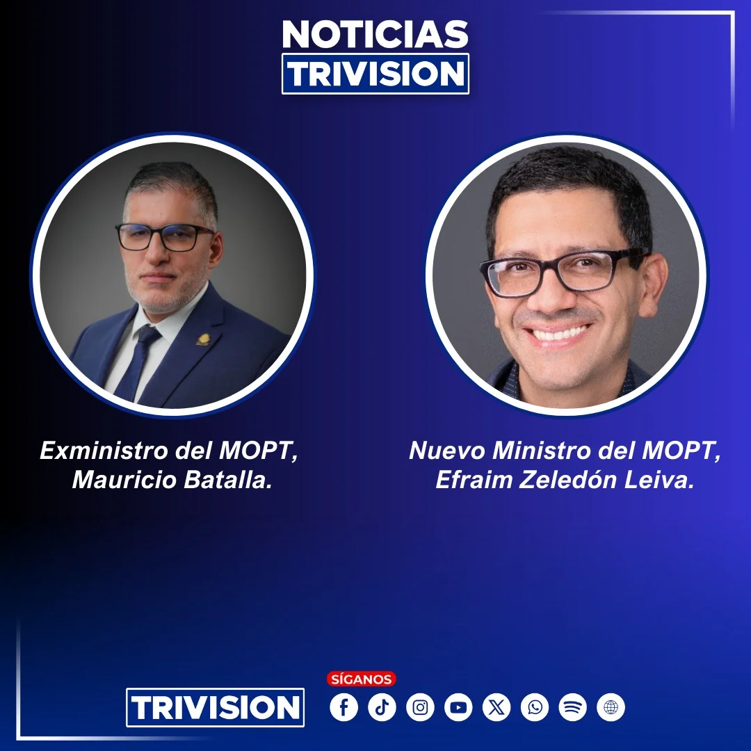 Efraim Zeledón asume como nuevo ministro del MOPT tras salida de Batalla
