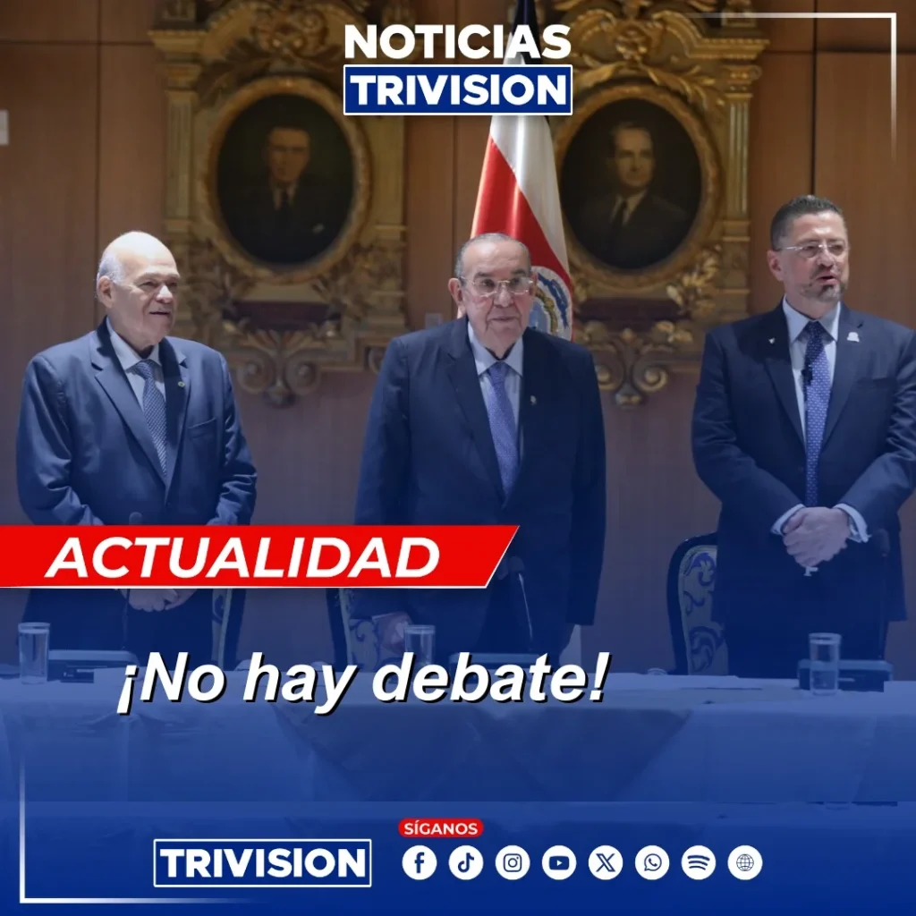 Presidente Rodrigo Chaves debate público jerarcas de Costa Rica
