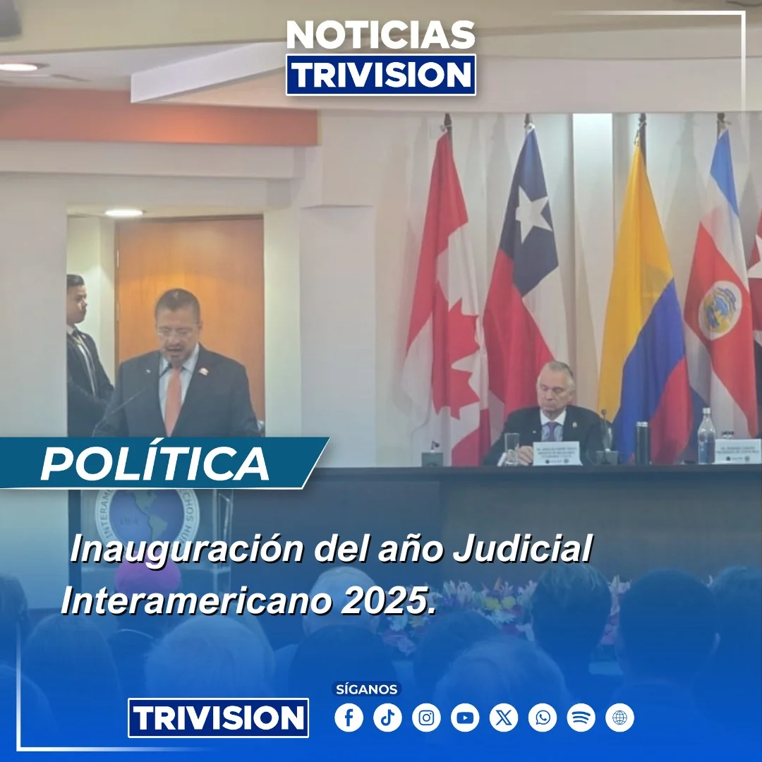 Presidente Rodrigo Chaves y otros jerarcas dan inicio al Año Judicial Interamericano 2025