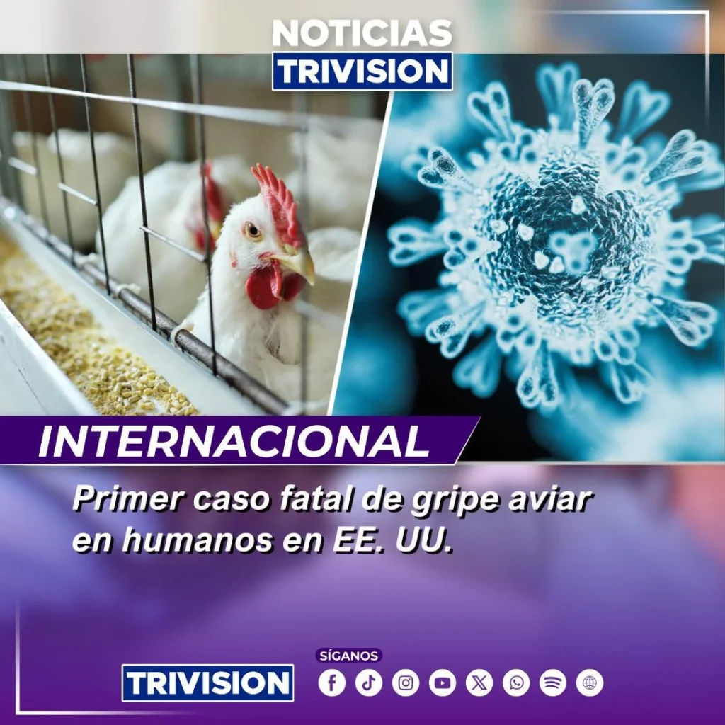 primera muerte por gripe aviar H5N1 en Estados Unidos