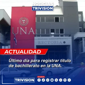 registro título secundaria UNA