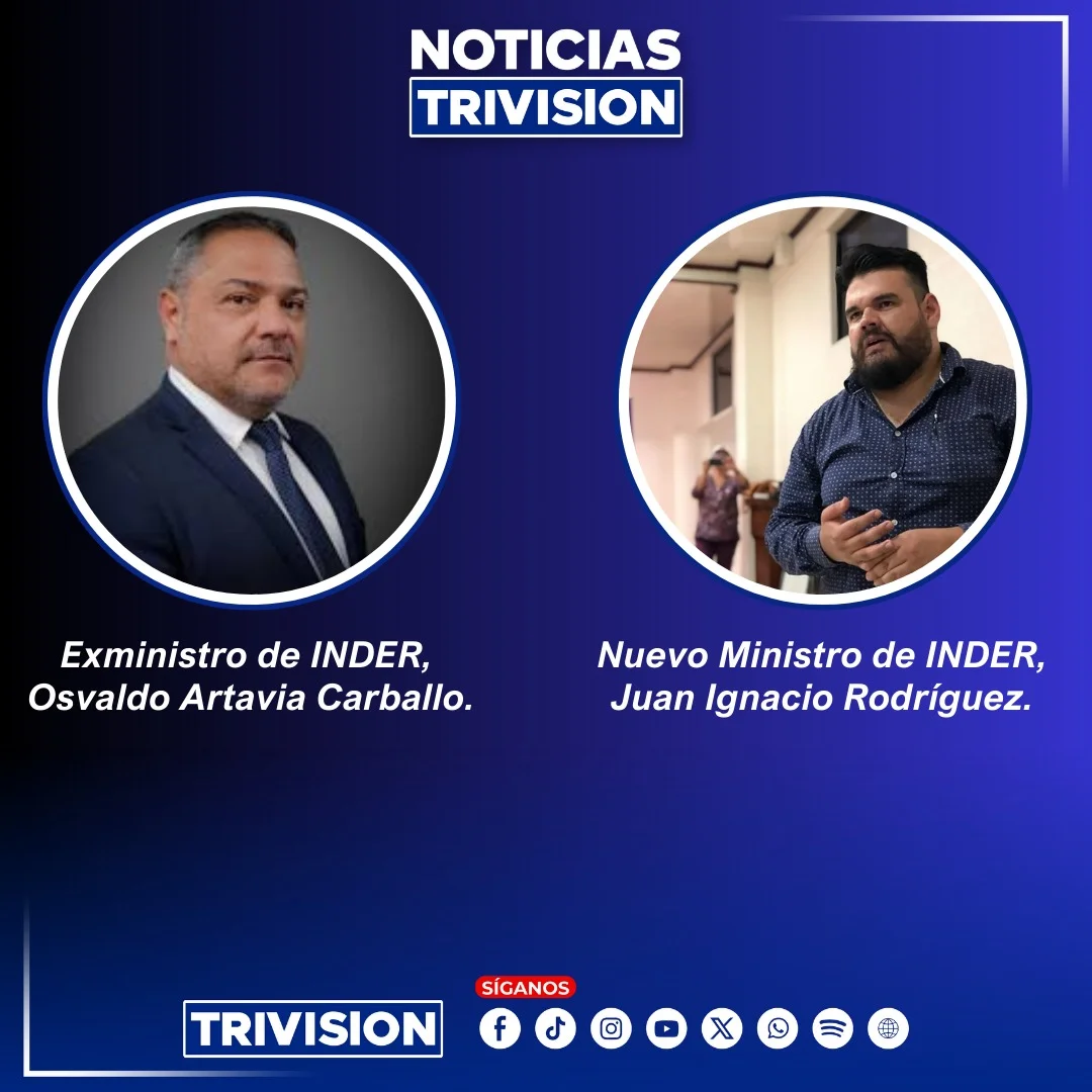 Osvaldo Artavia renuncia al INDER y asume Juan Ignacio Rodríguez