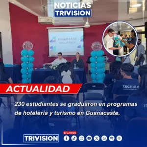 Graduación en hotelería y turismo en Guanacaste