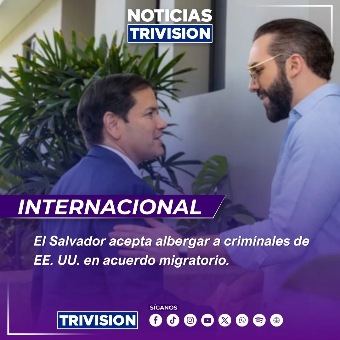 EE.UU. y El Salvador acuerdan deportación de criminales