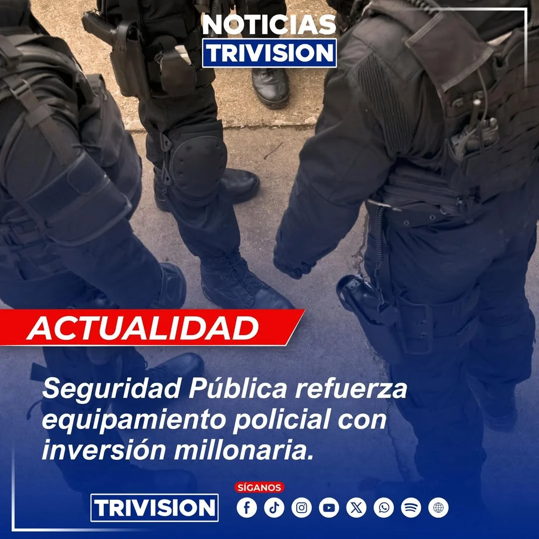 Inversión millonaria en equipamiento policial