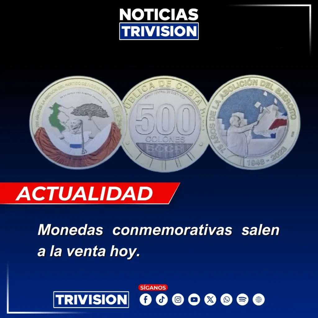 moneda coleccionable ₡500 Costa Rica