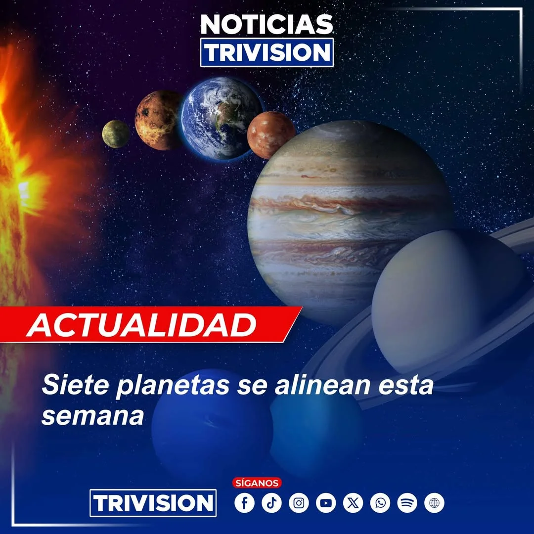 Siete planetas se alinearán en un fenómeno único