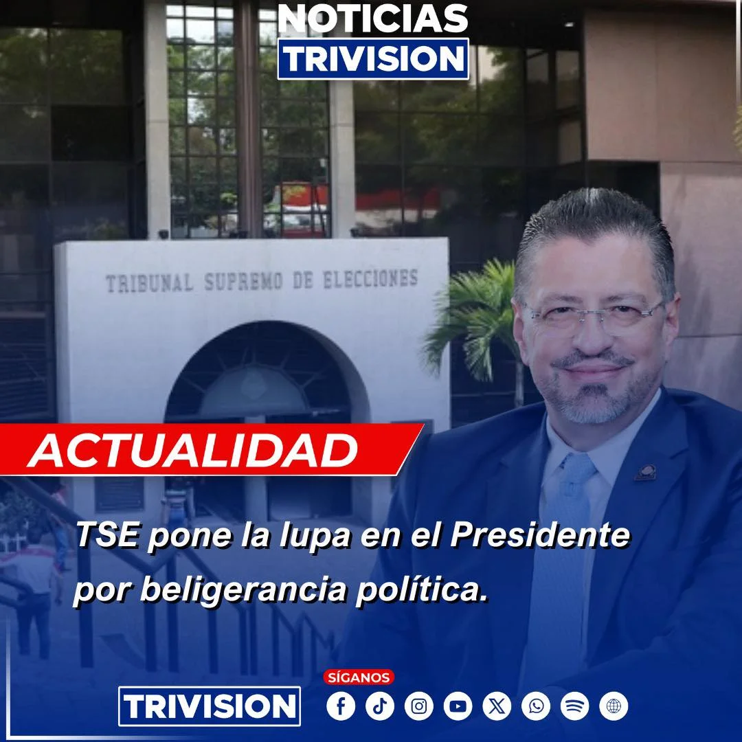 TSE investiga a Rodrigo Chaves por presunta beligerancia política