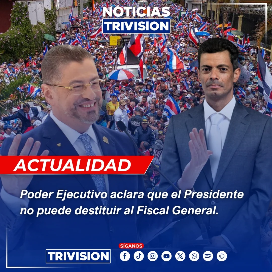 Presidencia de Costa Rica aclara destitución de Fiscal General