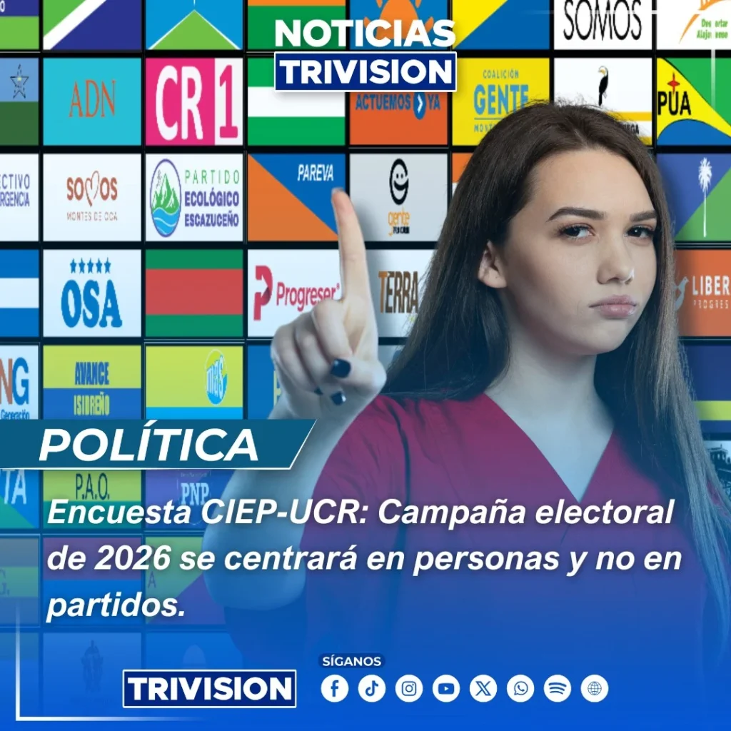 El 87% de los costarricenses no tiene simpatía política