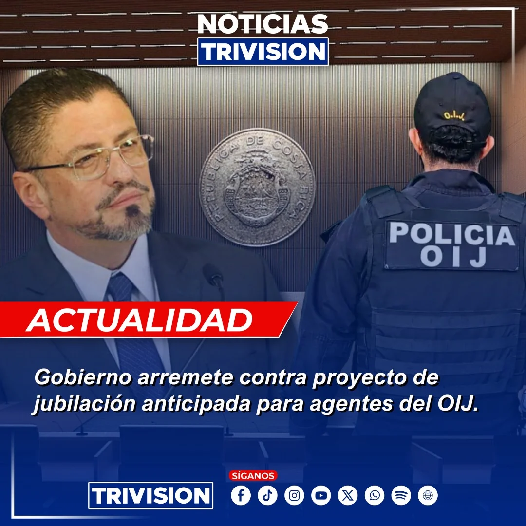 Gobierno rechaza proyecto de jubilación del OIJ