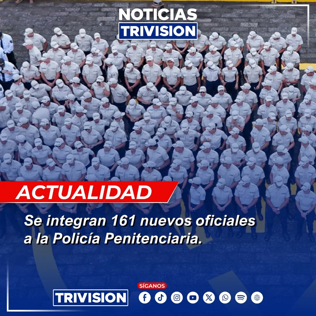 Juramentan 161 nuevos oficiales a Policía Penitenciaria
