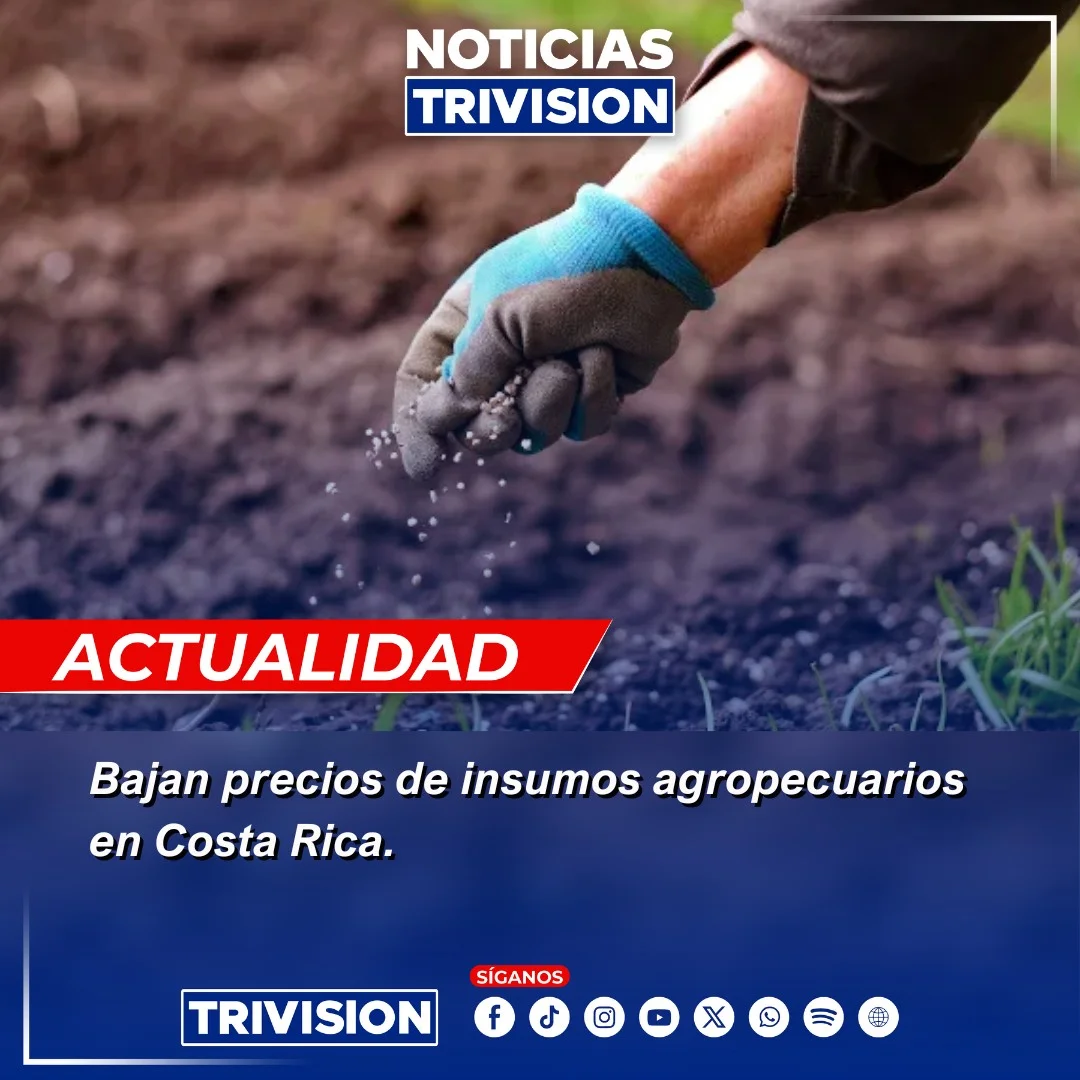 Precios de insumos agrícolas bajaron en un 73% en Costa Rica