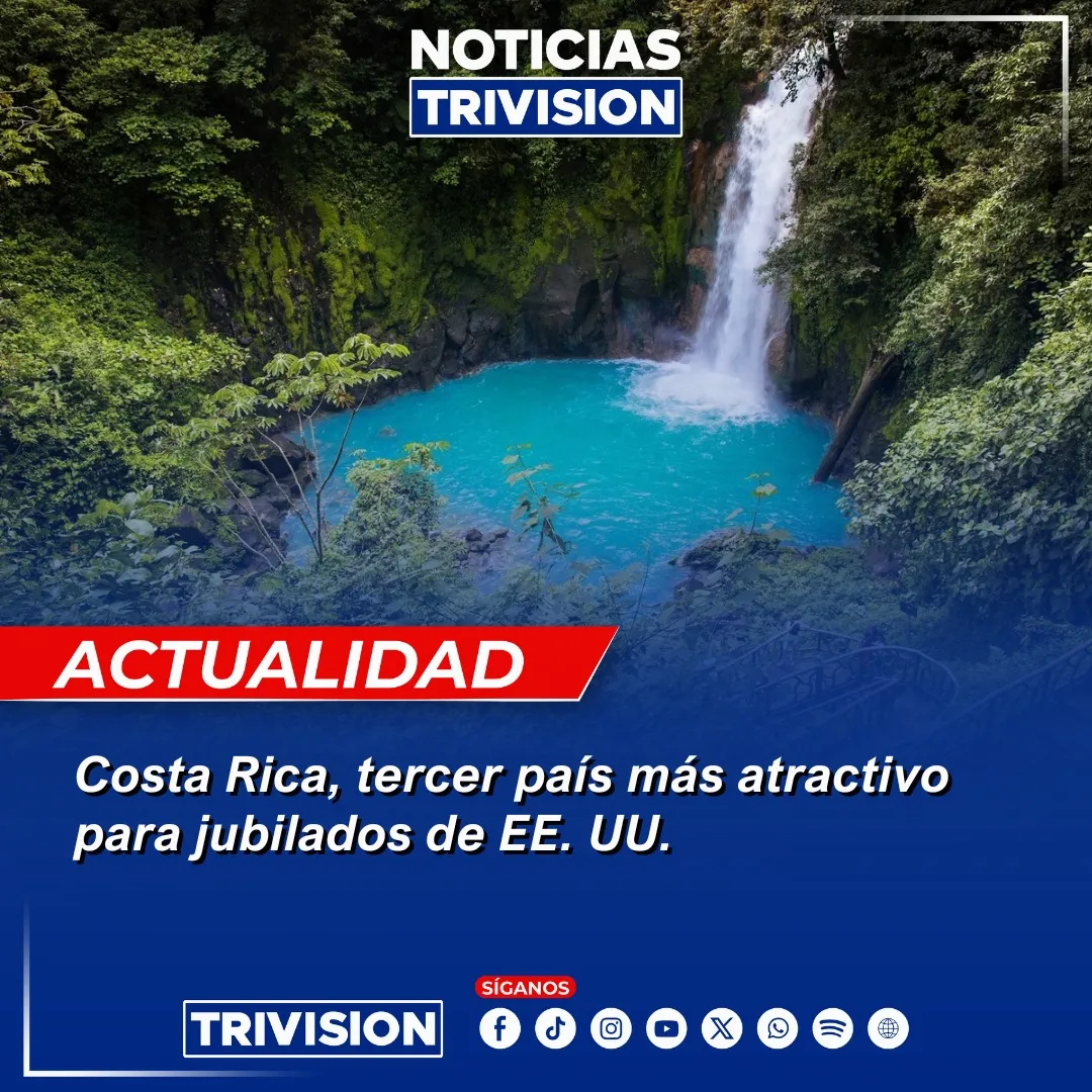 Costa Rica es el tercer destino ideal para jubilados en EE. UU.